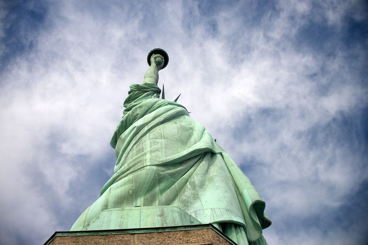 07-07 Statue Of Liberty Side View From Pedestal Directly Below